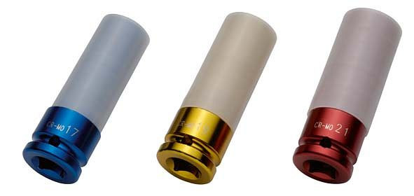 ELORA Kraftschrauber-Einsatz 1/2", 6-kant, mit Kunststoffhülse, 790LTP-22 mm, 0790026225101