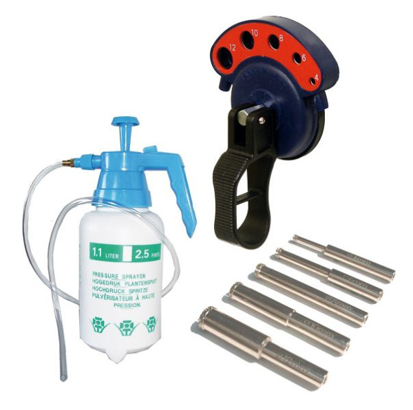 ELMAG Mini-Guide-Set, Einfaches, rasches Handling, Schlauchanschluss für dosierte Wasserkühlung, 61730