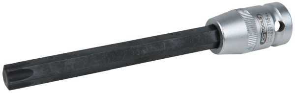 KS Tools 1/2" Bit-Stecknuss für Torx-Schrauben, T55, Länge 140 mm, phosphatiert, 911.4537