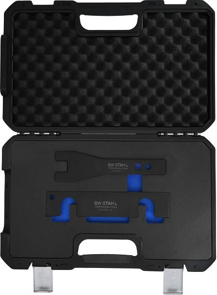 SW-Stahl Motor Einstellwerkzeugsatz, Opel, zum Arretieren der Nocken- und Kurbelwelle an 3 Zylinder 1.0 Liter Turbo SIDI Benzinmotoren, 26315L