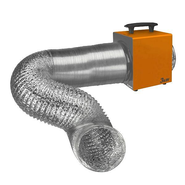 Eurom Abluftrohr 5m Heat-Duct-Pro 9kW, 332421, 8713415332421