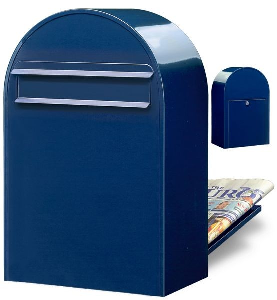 Bobi Classic B Großraum-Briefkasten RAL 5003, Farbe: blau, 01.01.09.10