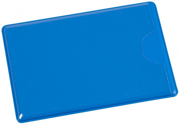 Eichner Scheckkartenhülle aus PVC-Folie, blau, VE: 10 Stück, 9707-00048