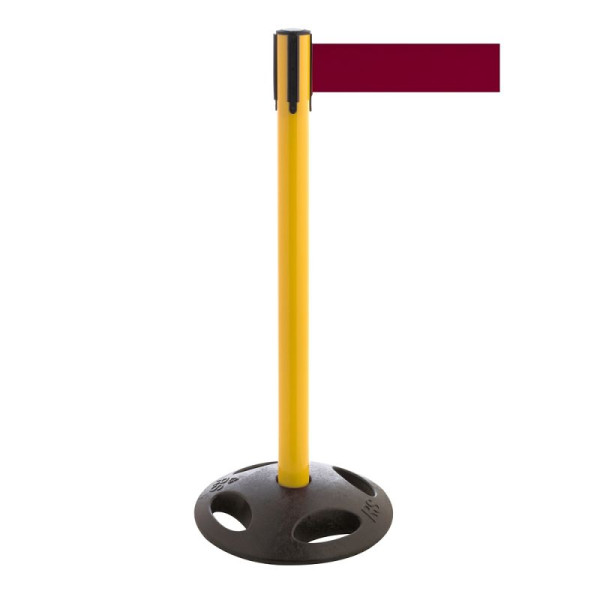 Stein HGS Personenleitsystem -P-Line Maxi-, gelb, burgunder, mit Gurtendstück (Standard), 34175e-1502