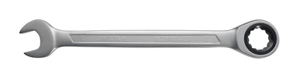 SW-Stahl Gabelringratschenschlüssel, 27 mm, 03510L-27, 4033592134712