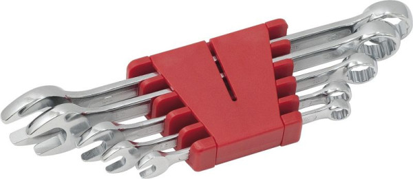 KS Tools Ringmaulschlüssel-Satz, abgewinkelt, 5-teilig 8-19mm, 517.0045