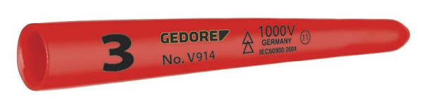 GEDORE Zählertülle 3, mit Kennzeichnung, Isolieren von Einzeladern, 2324954