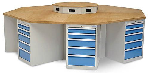 Bedrunka+Hirth Zwischenblech, zwischen zwei Schubladenschränken, RAL 7016, 03.58.21