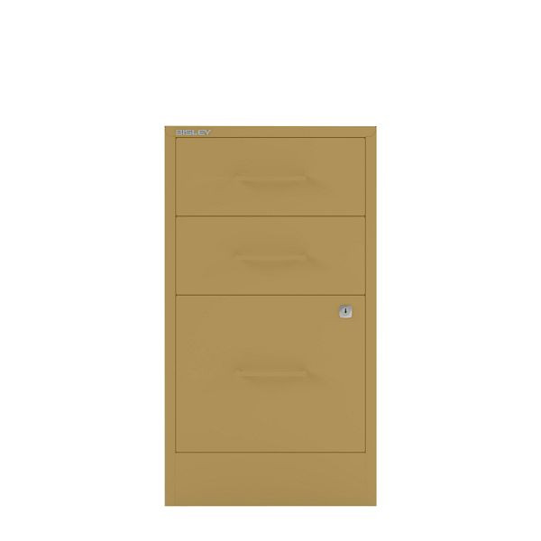 Bisley Home Filer, 2 Universal-, 1 HR-Schublade, Stahlgriff, 682 dijon, PFA3SH682