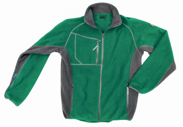 Excess Fleecejacke Champ grün-grau, Größe: M, 211-2-41-4-GNG-M