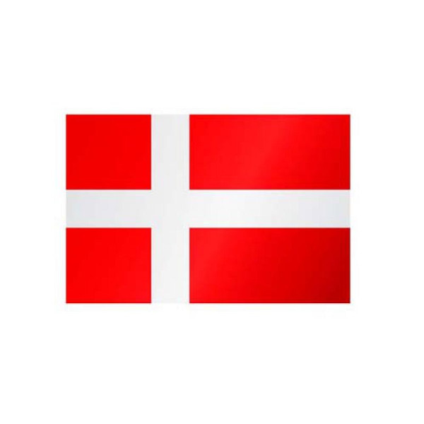 Stein HGS Länderflagge Dänemark, 300x120cm, mit Kunststoff-Karabiner, FlagTop 160 g/m², für Fahnenmasten 7 m ohne Hohlsaum, 26871