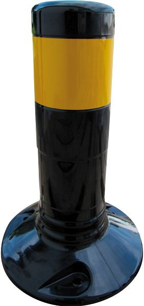 Schake Flexipfosten schwarz gelb reflektierender Streifen Ø 80 mm, Höhe: 300 mm, 412282BG