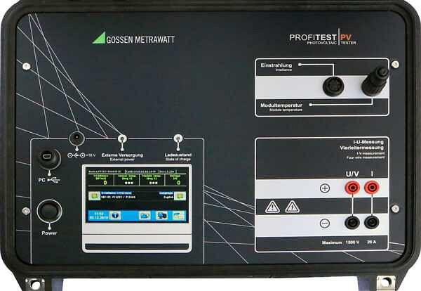 Gossen Metrawatt Peakleistungs- und Kennlinienmessgerät für Photovoltaik-Anlagen, M360F