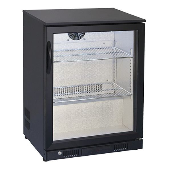 Gastro-Inox Barkühlschrank mit 1 Schwenktür, Statische Kühlung mit Ventilator, 206.001