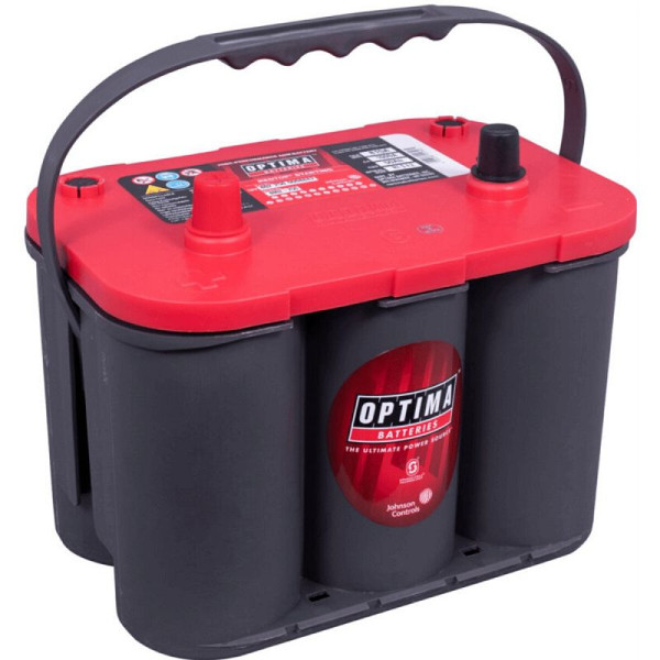 Optima RedTop RT S 4,2 AGM Starterbatterie 12V 50Ah 815A, RTS4,2L