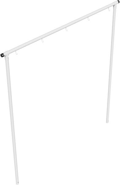 Schake Wäschetrockengerüst, Querrohr 2500 mm 5 Haken einseitig, Stahlrohr Ø 48 mm, 419_4425