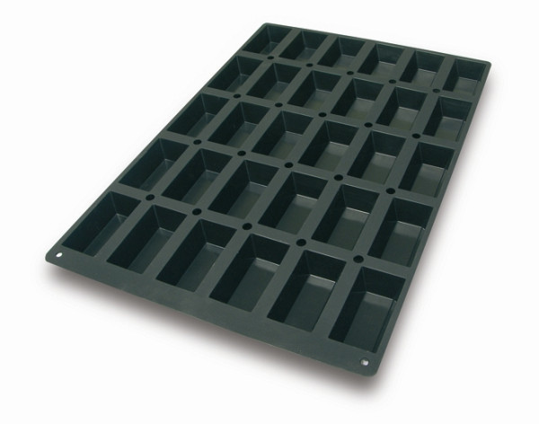 Schneider Backform aus Silikon Rechteck, 40x 60 cm, Rechteck 100x52 mm, Höhe 30 mm, 115307