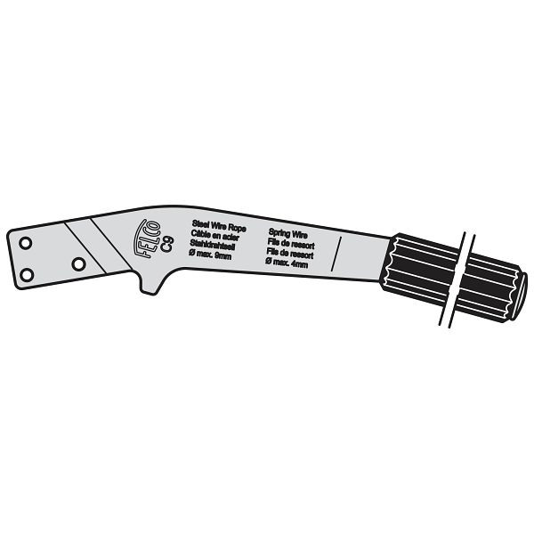 Felco Griff mit Manschette und Stift (1 x C9/1 + 1 x C9/3), C9/2