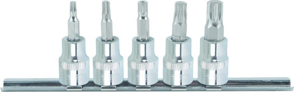 KS Tools 3/8" CHROMEplus Bit-Stecknuss-Satz XZN, 5-teilig M4-M10, 918.3773