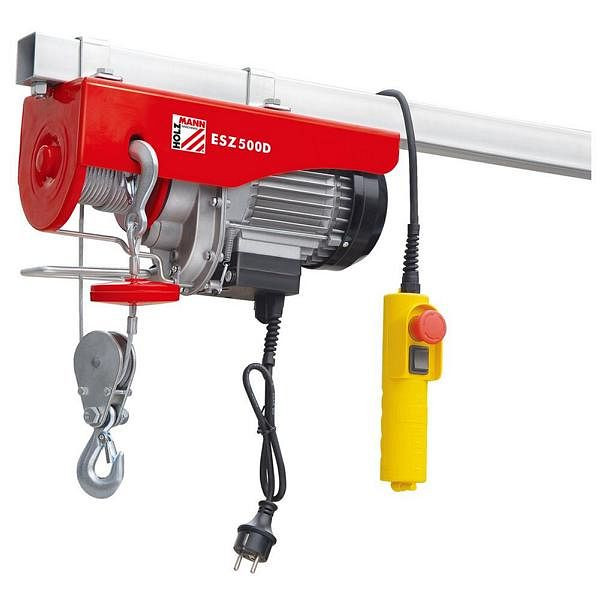 Holzmann Elektrischer Seilzug, Hubkraft: 500 kg, ESZ500D_230V