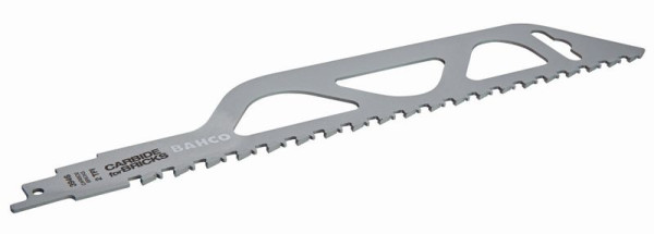 Bahco Hartmetallbestückte Säbelsägeblätter für Ziegel, Leca® und Leichtbeton, 2 TPI 300 ss, 3946-300-2-CB-1P