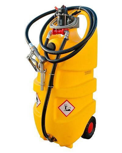 DENIOS Mobile Tankanlage Typ Caddy für Diesel, 110 Liter, mit 24-V-Elektropumpe, 252499