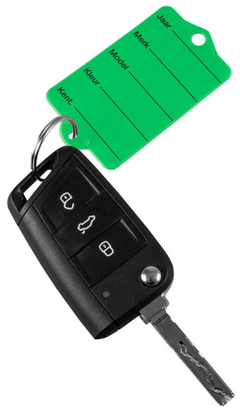 Eichner Schlüsselanhänger Profi 1 "holländisch" grün, mit Schlüsselring und 2 Permanent-Marker, VE: 1 Pack à 200 Stück, 9219-01387-030