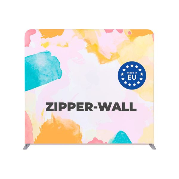Showdown Displays Zipper Wand Straight Basic 250 x 230 cm, ZWSE250-230