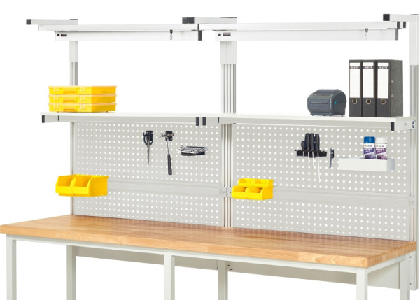 RAU System-Aufbau - Komplettset 04, für Produktbreite 2500 mm, RAL7035/RAL7035, EE-BW-KS-04-2500.12