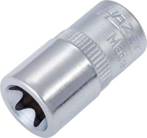 Hazet Steckschlüsseleinsatz TORX®, Vierkant hohl 6,3 mm (1/4 Zoll), Außen TORX® Profil, E10, 850-E10