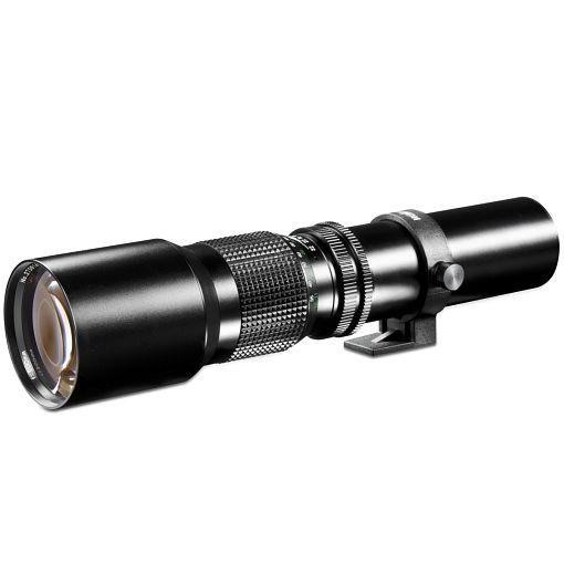 Walimex Linsenobjektiv mit Linsenblende 500/8,0 DSLR MFT, 1016428