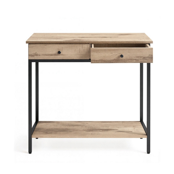 SONGMICS Konsolentisch, Weiß, 100x30x80 cm, LNT015W01