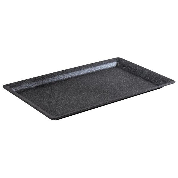 APS GN-Tablett 53 x 32,5 cm aus Aluminium zum Servieren für warme und kalte Speisen, 30500