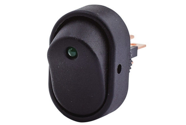 HELLA Schalter, Kippbetätigung, Anschlussanzahl: 3, geschraubt, Wechsler, Bohrung-Ø: 12mm, 6EH 007 946-041