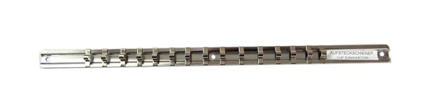 SW-Stahl Klemmschiene, 1/4", 15-teilig, 05400-LEISTE, 4033592027335