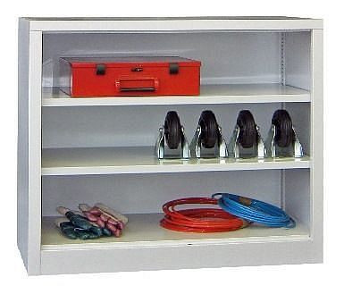 Pavoy Flügeltürenschrank 1000/400/1200, ohne Türen, Böden gepulvert, 31309-120-481-300