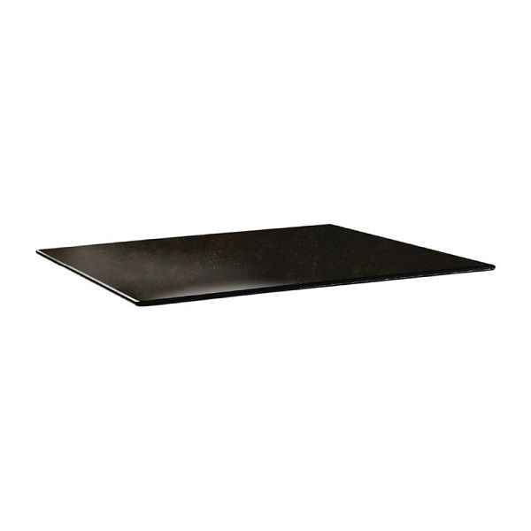 Topalit Smartline rechteckige Tischplatte Zypern Metall 120 x 80cm, DR989