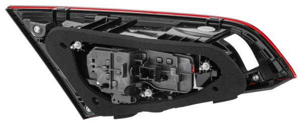 HELLA Heckleuchte, Hybrid, innerer Teil, für u.a. Audi A3 Sportback (8VA, 8VF), ECE, für Rechtsverkehr/für Linksverkehr, rechts, 2TZ 012 839-061