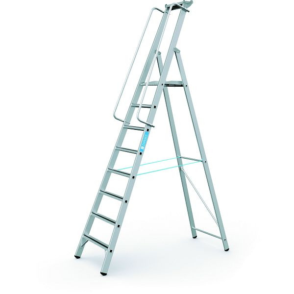 ZARGES Meistertritt S - LM-Stehleiter m Plattform 8 Stufen, 40478