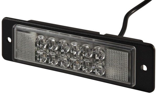 HELLA LED-Blitz-Kennleuchte, WL-LED, 24V, gelb, Einbau/Schraubanschluss, Kabel: 800mm, Stecker: offene Kabelenden, 2XD 009 048-211