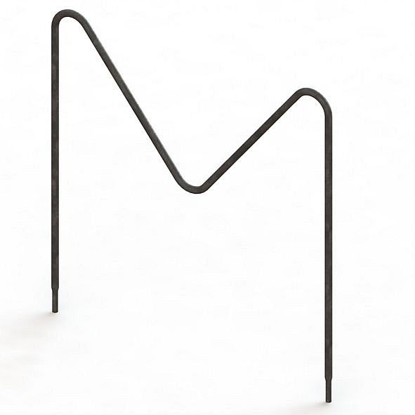 Meta Trennbügel 800/750 mm, verzinkt, für CLIP & MINI-RACK Stufenholm, 20045701