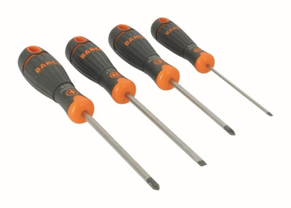 Bahco Schraubendreher-Satz, BahcoFit, 4-teilig, Schlitz + PH, B219.004