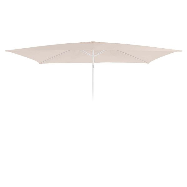 Mendler Ersatz-Bezug für Sonnenschirm N23, Sonnenschirmbezug Ersatzbezug, 2x3m rechteckig Stoff/Textil 4,5kg, creme, 81641