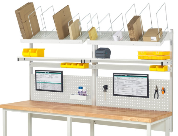 RAU System-Aufbau - Komplettset 03, für Produktbreite 2500 mm, RAL7035/RAL7035, EE-BW-KS-03-2500.12