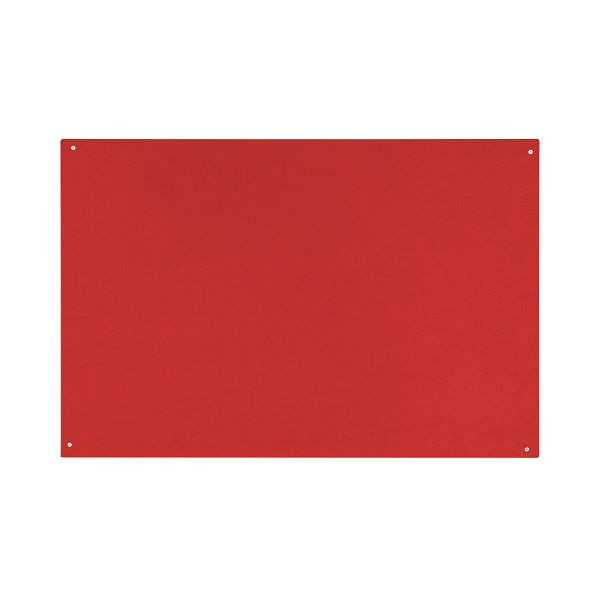 Bi-Office Rahmenlose Filztafel Rot 120x90cm, FB1446397