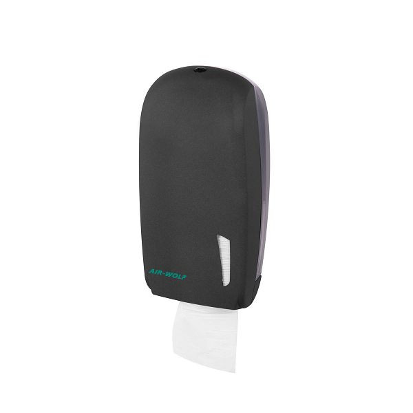 Air Wolf WC-Papierspender Einzelblatt, Serie Beta, Wandmontage, Anthrazit, ABS Kunststoff, Serie Beta, 30-111