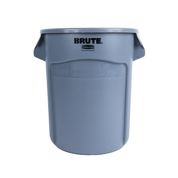 Rubbermaid BRUTE Abfalleimer grau 75L, integrierte Griffe, L638