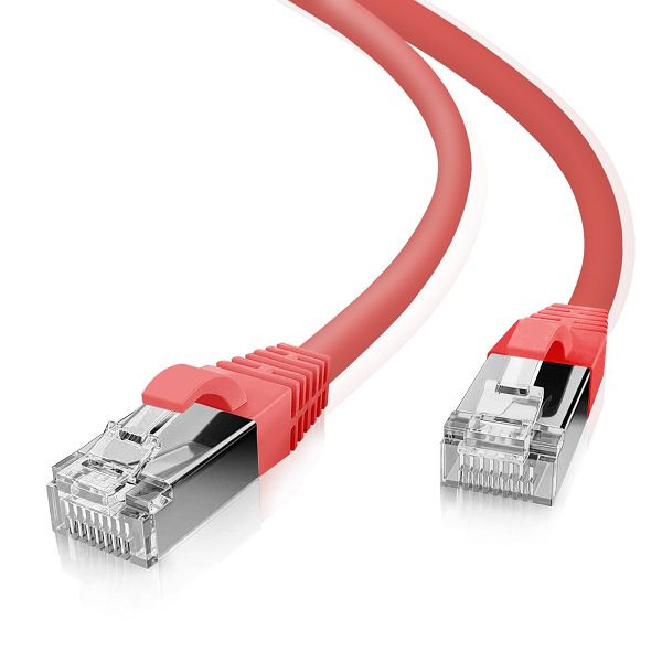 Helos Patchkabel SF/UTP Cat 5e rot 20,0m, 117844