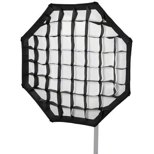 Walimex pro Octagon PLUS Ø90cm, inkl. Zwischendiffusor und Wabengitter, 1015974
