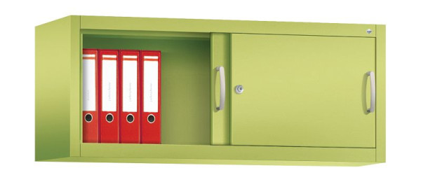 C+P Aufsatzschrank Acurado, H500xB1200xT400mm, Farbe: Viridingrün / Viridingrün, Bügelgriff, 1 OH, 2044-00 S10109